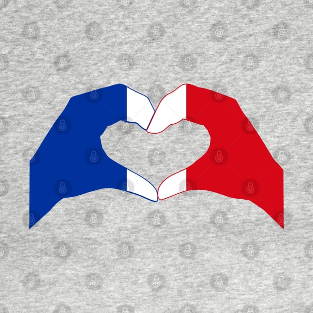 We Heart France Patriot Flag Series by Village Values